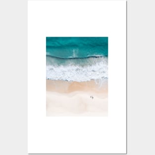 Blue Ocean Waves Posters and Art